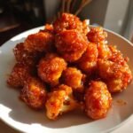 Air Fryer Maple Sriracha Cauliflower Bliss