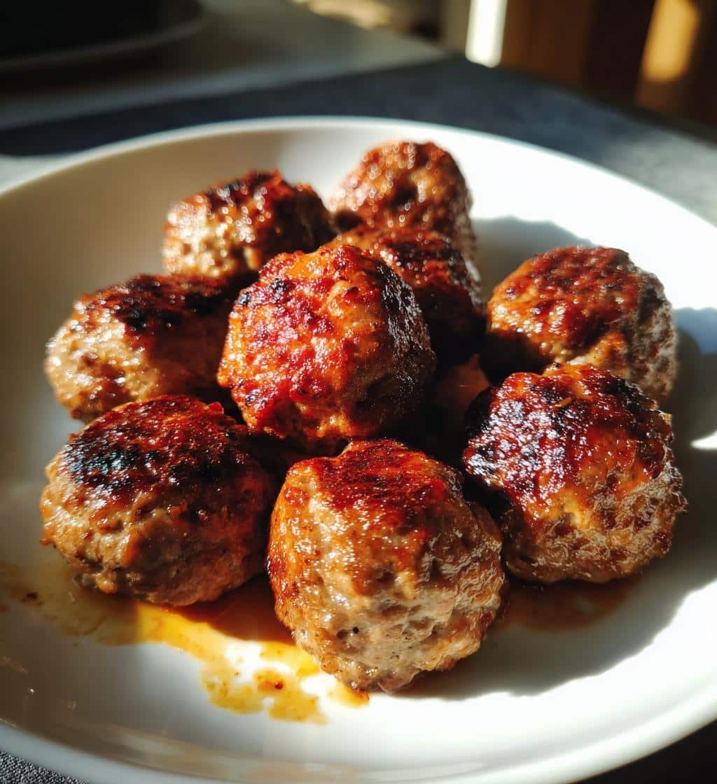 Air Fryer Meatballs in 5 Minutes