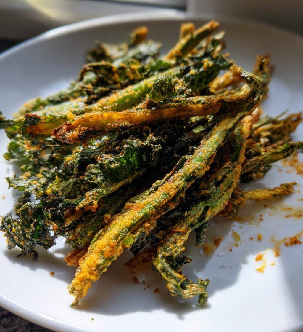 Air Fryer Mustard Green Fries