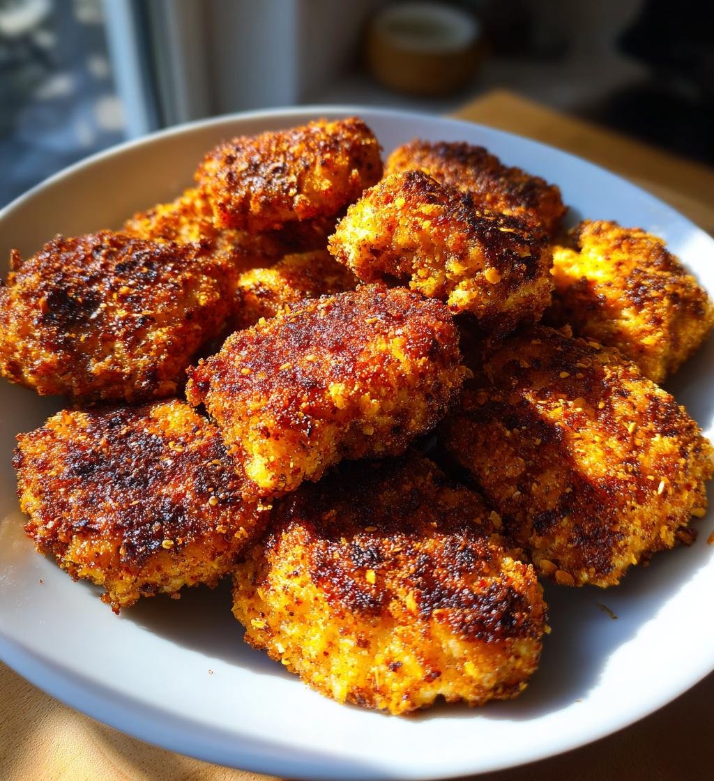 Air Fryer Nuggets with Sumac Lemon Dust