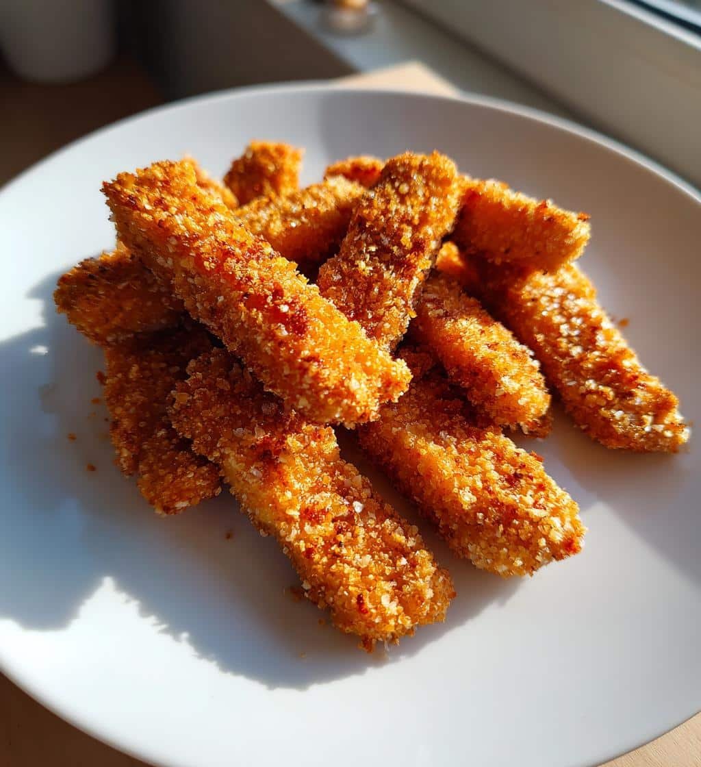 Air Fryer Oil-Free Tofu Nugget Sticks