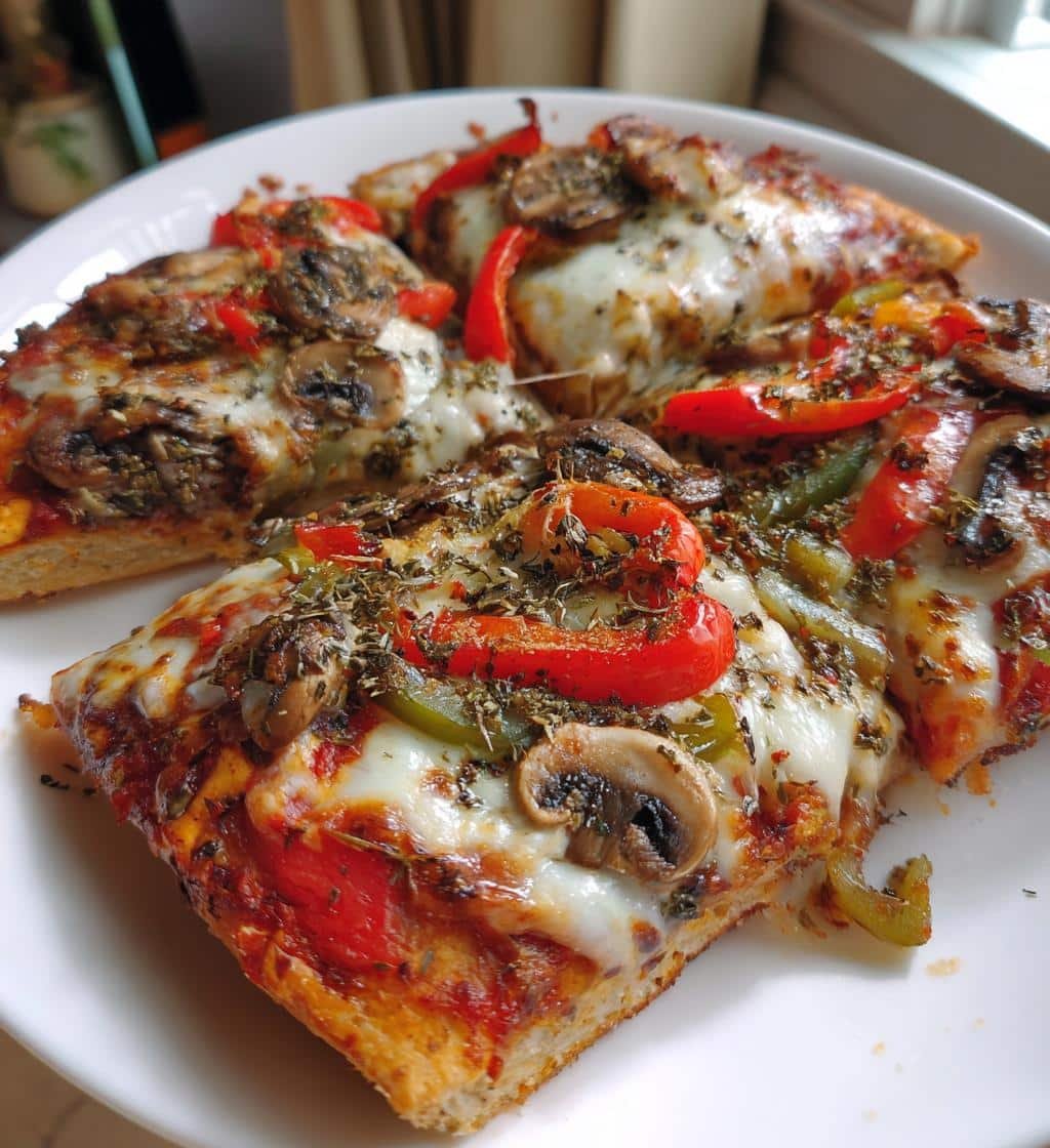 Air Fryer Oil-Free Vegan Pizza