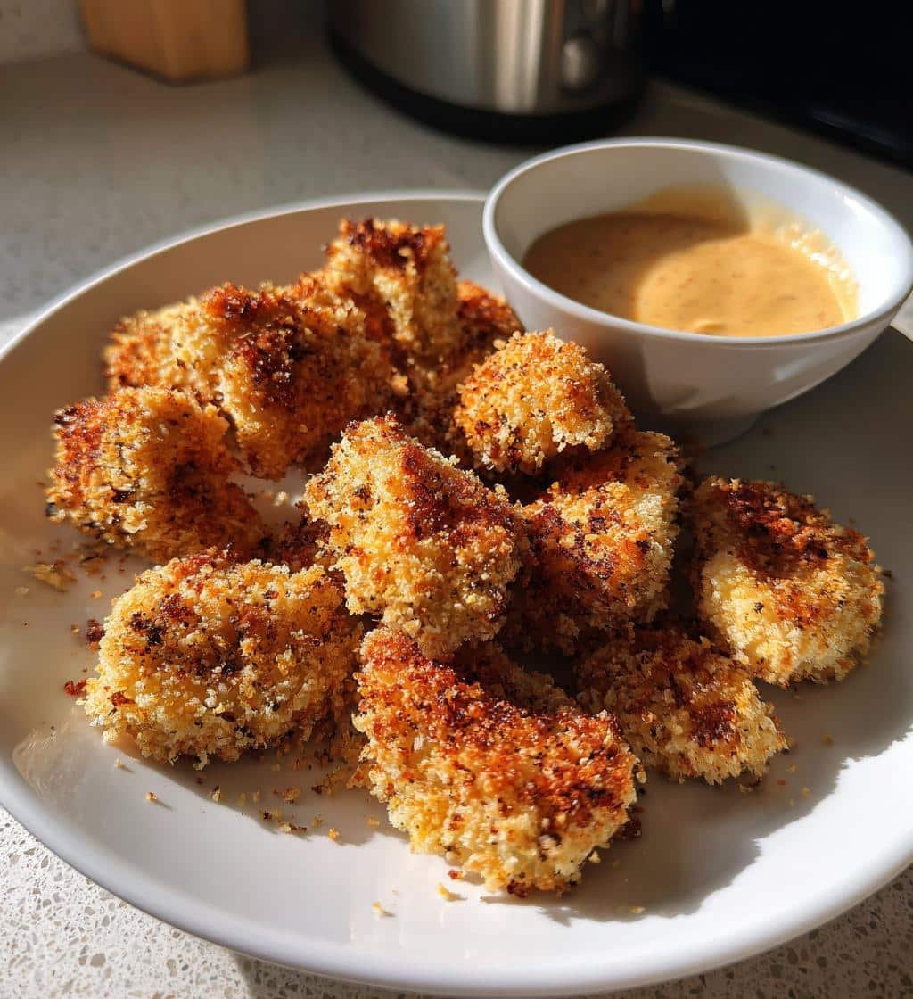 Crispy Air Fryer Oyster Mushroom Nuggets in 20 Minutes 4 Air Fryer Oyster Mushroom Nuggets - detail 1