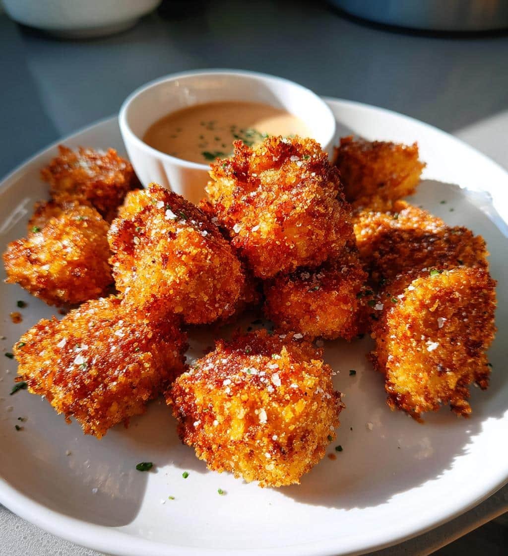 Air Fryer Oyster Mushroom Nuggets