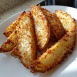 Air Fryer Parmesan Crusted Potatoes