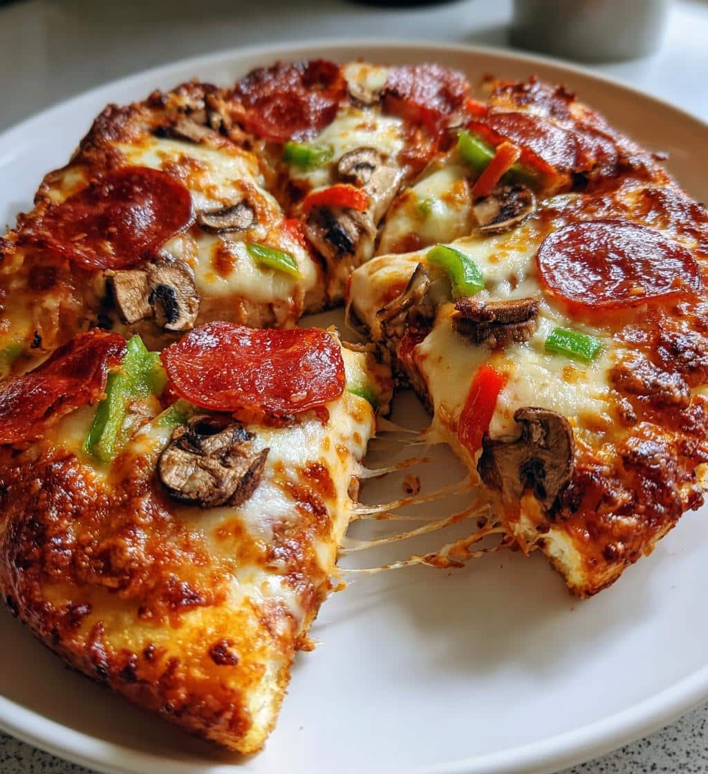 Air Fryer Party Tray Pizza