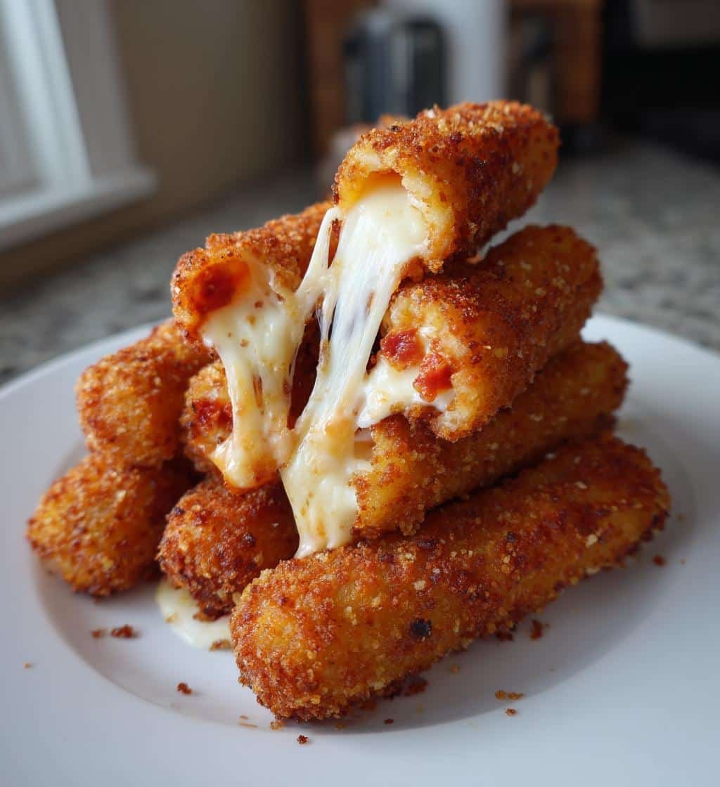Homemade 20-Minute Air Fryer Pepperoni Pizza Cheese Sticks 4 Air Fryer Pepperoni Pizza Cheese Sticks - detail 1