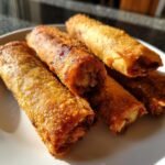 Air Fryer Philly Cheesesteak Egg Rolls