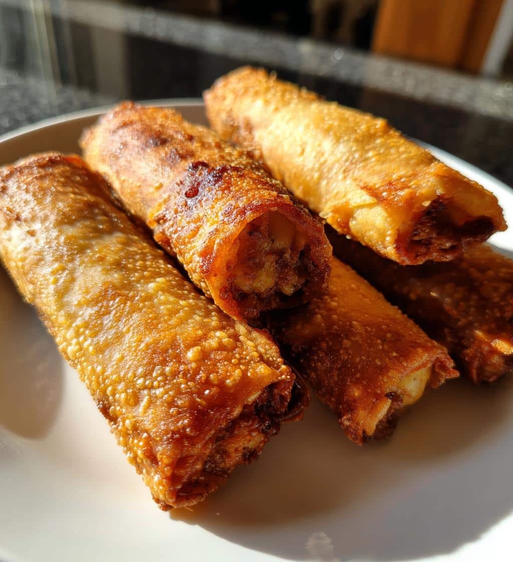 Air Fryer Philly Cheesesteak Egg Rolls