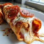 Air Fryer Pizza Cone (Rolled Tortilla Pizza)