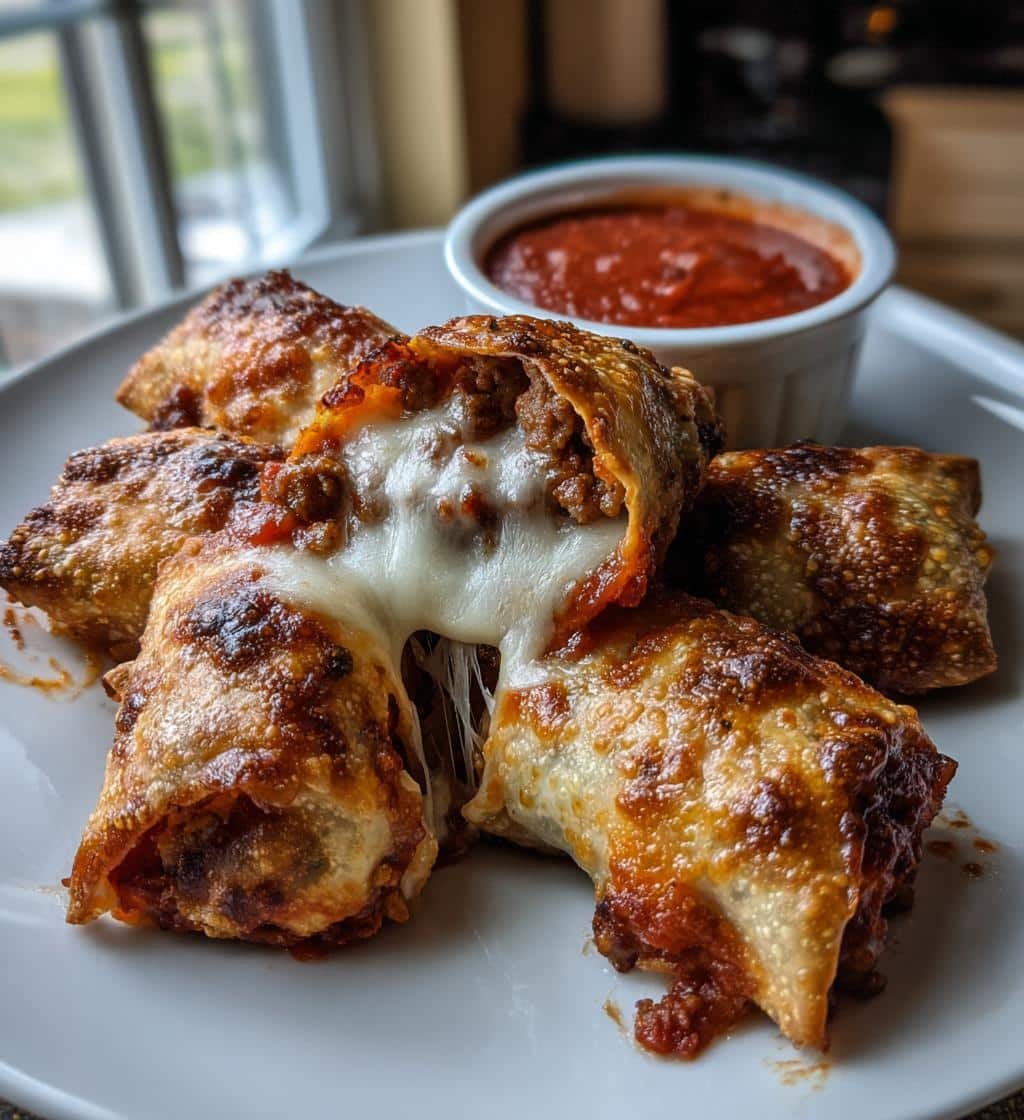 Air Fryer Pizza Rolls Sausage
