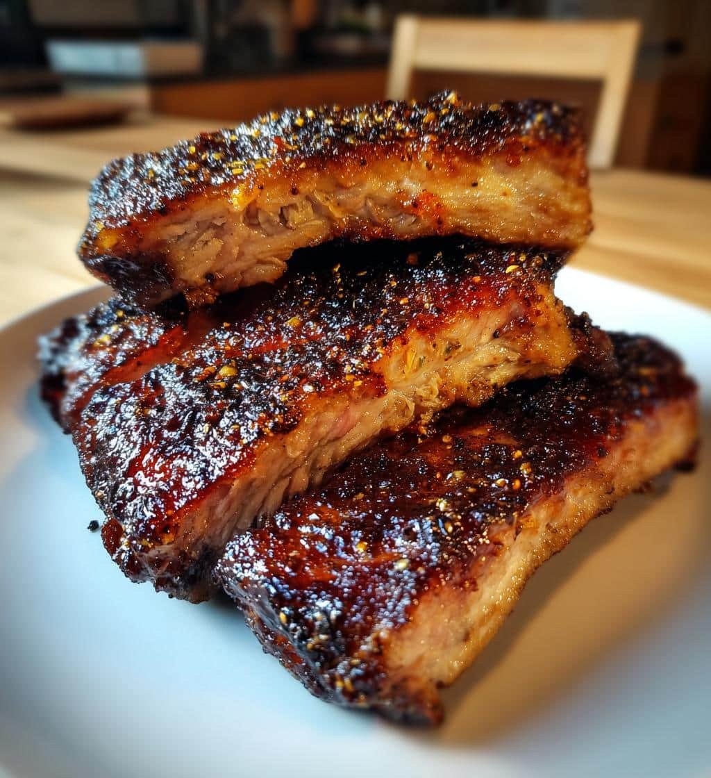 Air Fryer Pork Ribs - Country Style - detail 1