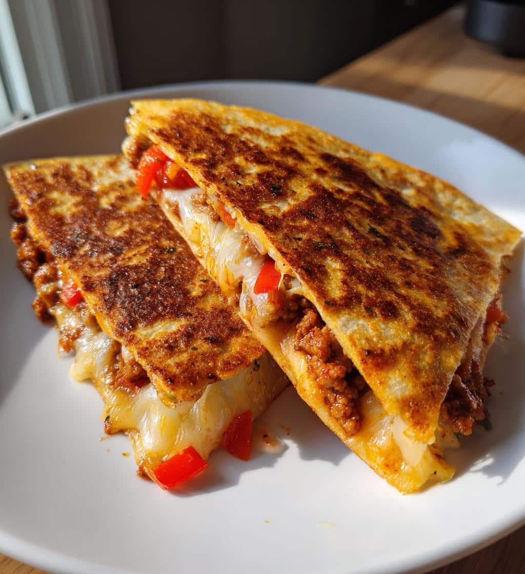 Air Fryer Quesadilla - Chorizo