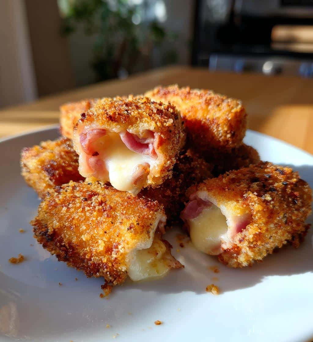 Air Fryer Quick Ham & Mozzarella Cheese Sticks 4 Air Fryer Quick Ham & Mozzarella Cheese Sticks - detail 1