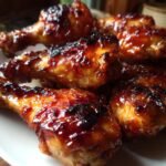 Air Fryer Quick Orange Marmalade Sticky Drumsticks