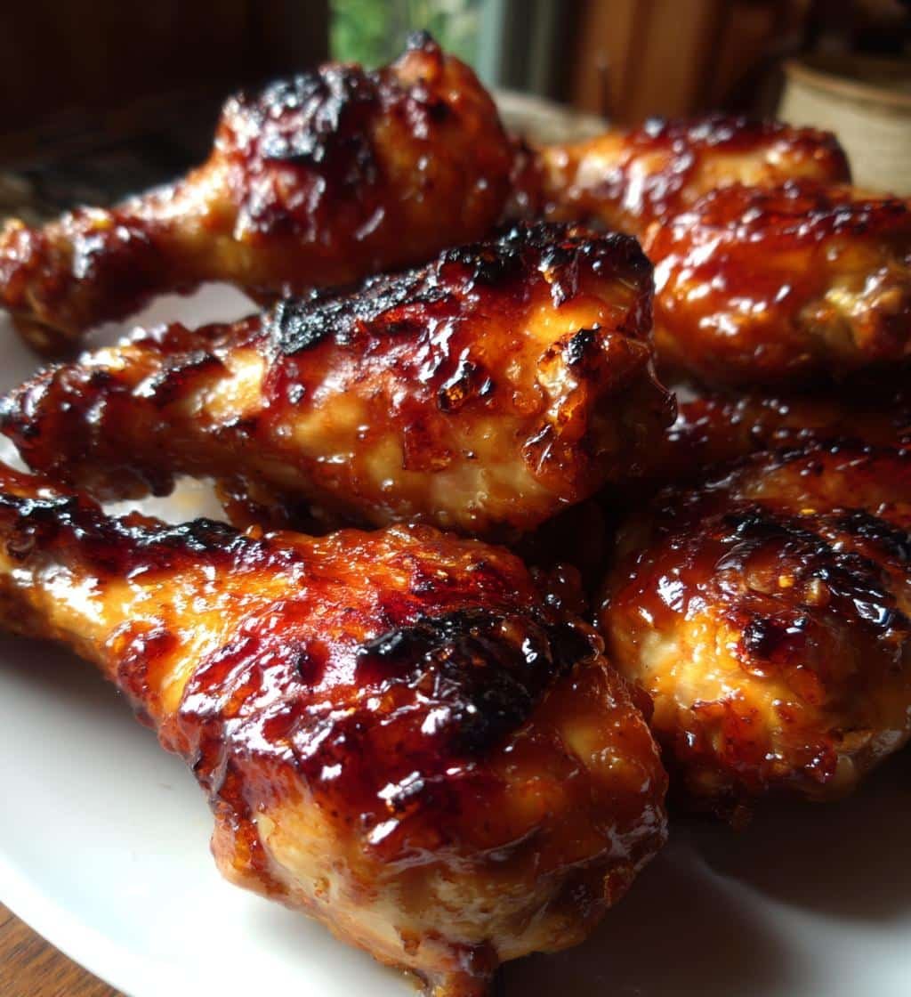 Air Fryer Quick Orange Marmalade Sticky Drumsticks