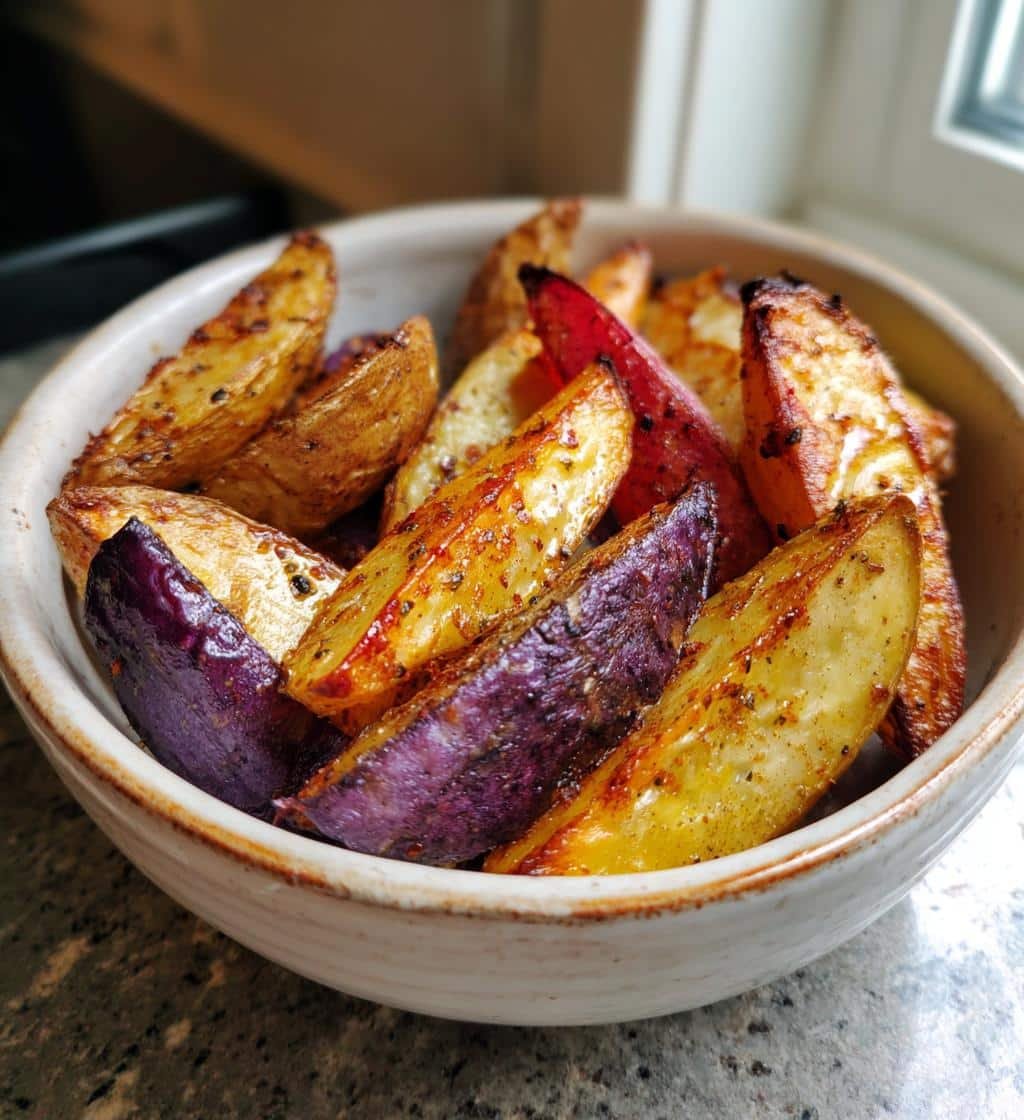 Air Fryer Rainbow Wedges