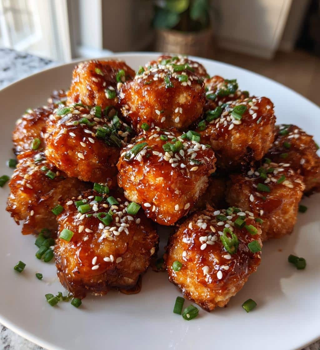 Air Fryer Salmon bite nuggets (teriyaki) - detail 1