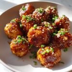 Air Fryer Salmon bite nuggets (teriyaki)
