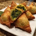 Air Fryer Samosas Spinach Potato