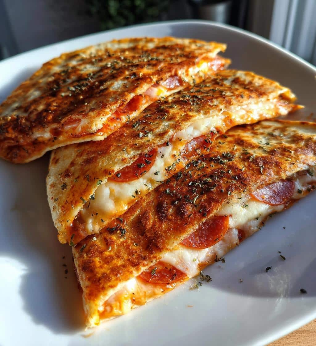 Air Fryer Simple Pizza Quesadillas - detail 1
