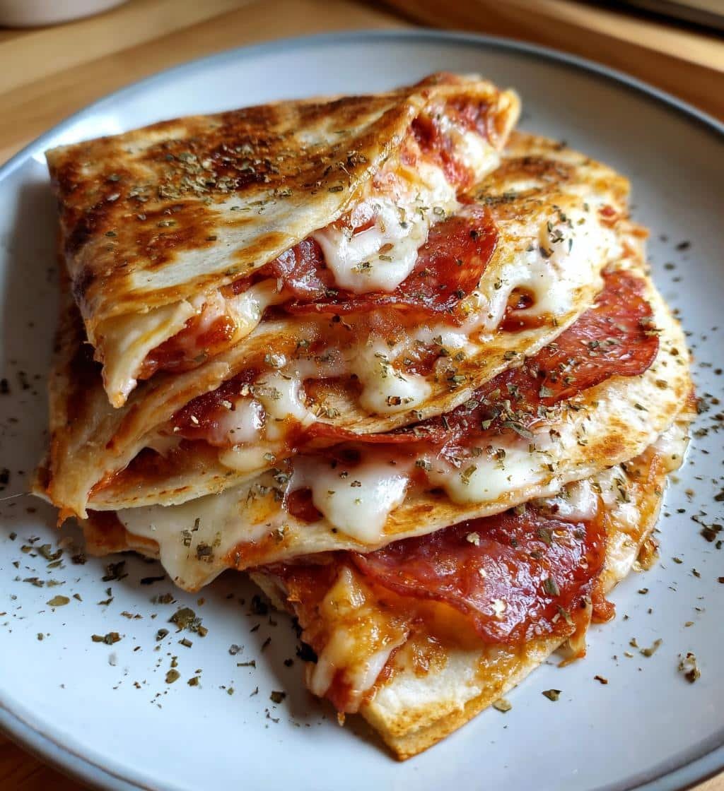 Air Fryer Simple Pizza Quesadillas