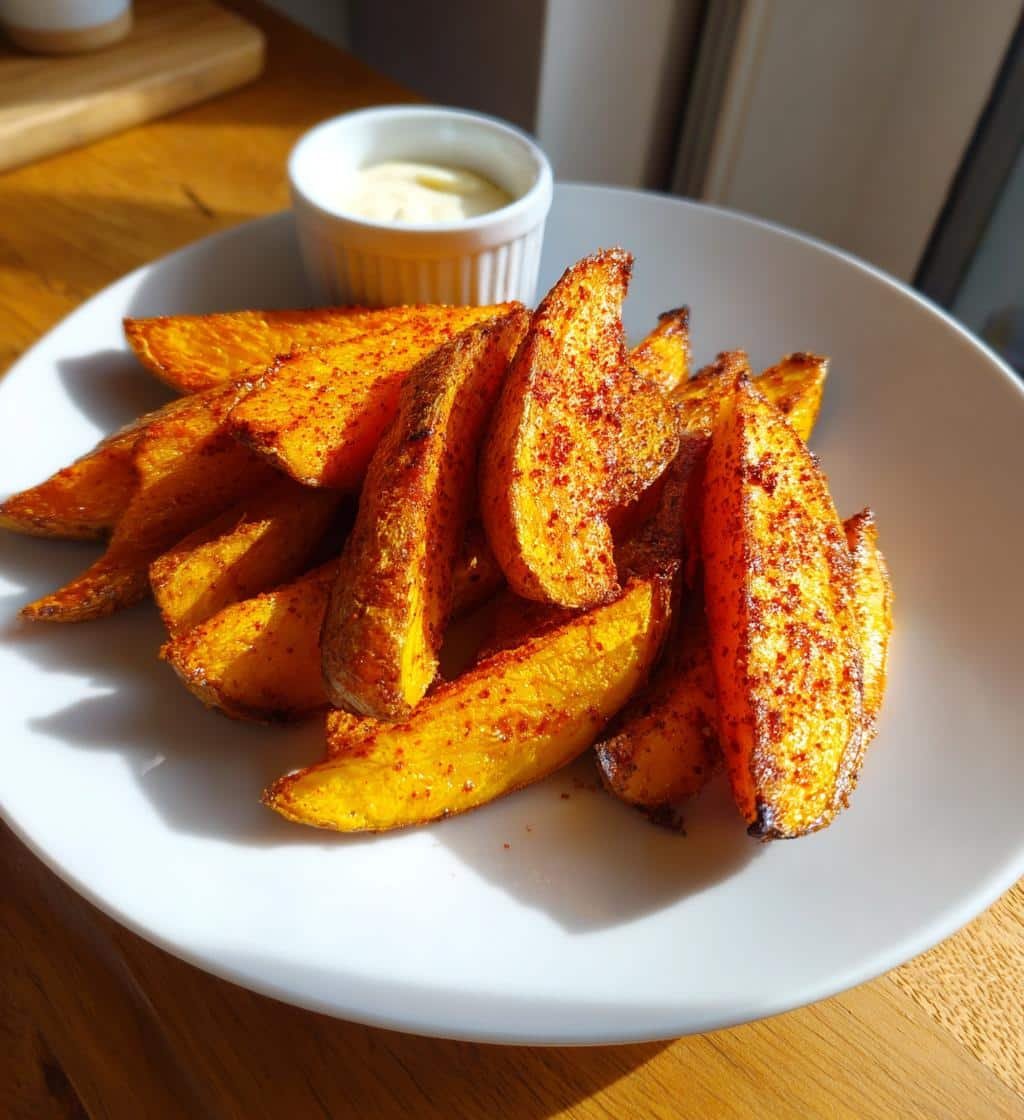 Air Fryer Sneaky Veggie Wedges (Potato + Carrot Mix)
