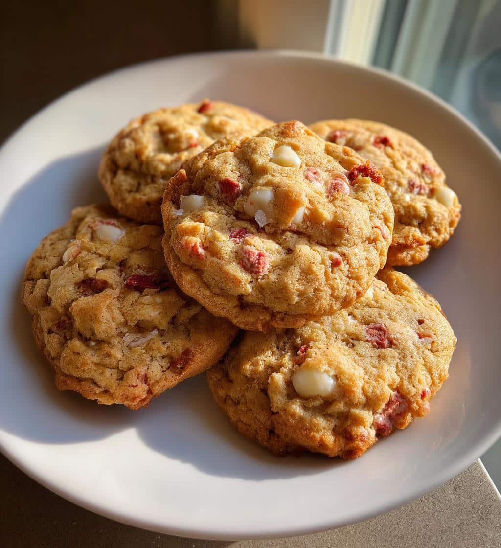 Air Fryer Strawberry Shortcake Crunch Cookies - detail 1