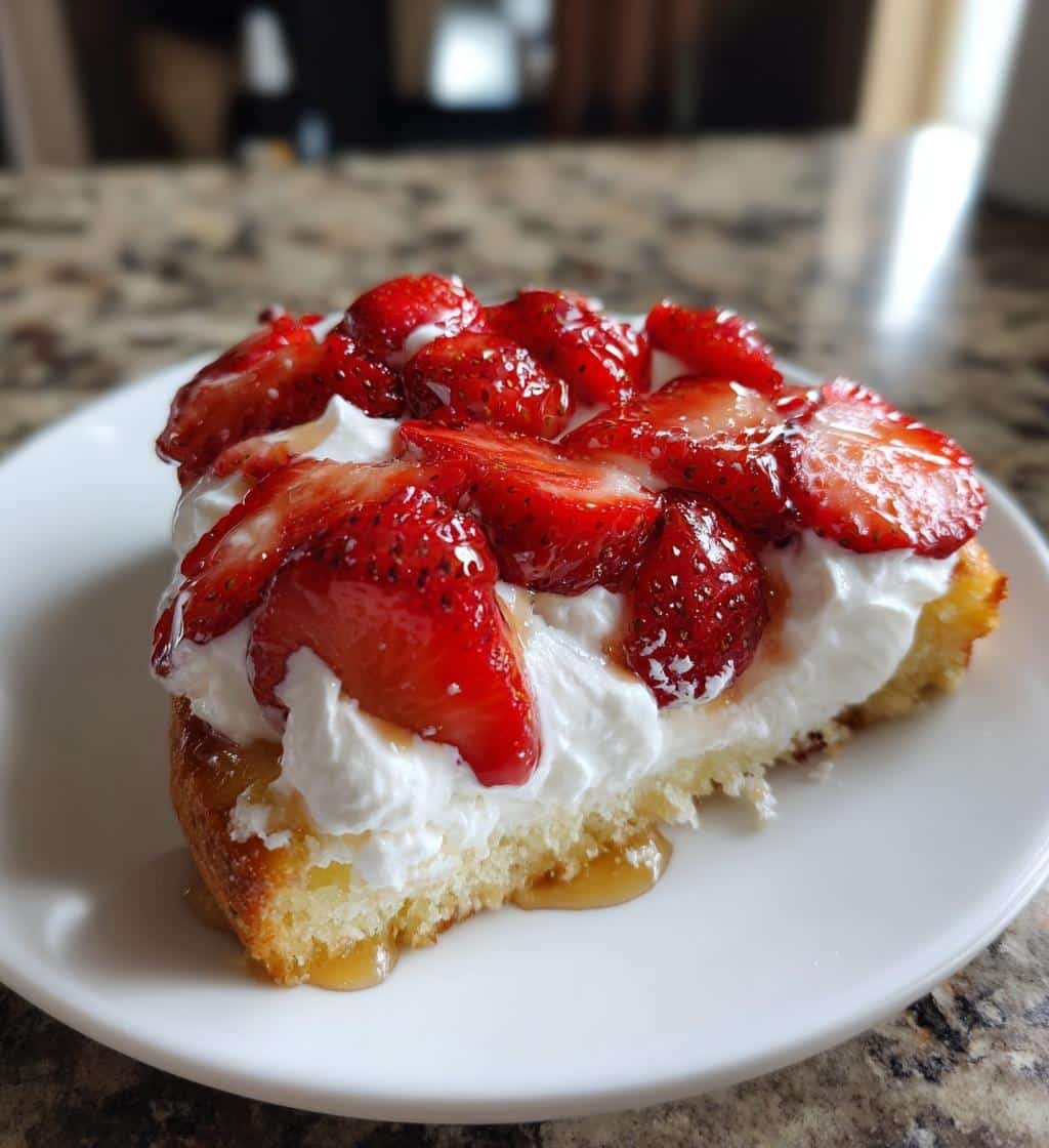 Air Fryer Strawberry Shortcake Pizza