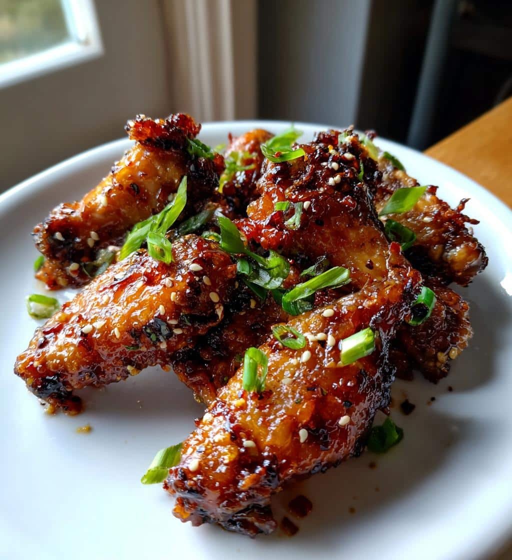 Irresistible Air Fryer Sweet Soy Ginger Glazed Wings 4 Air Fryer Sweet Soy Ginger Glazed Wings - detail 1