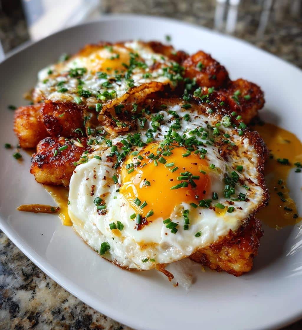 Air Fryer Tater Tots Breakfast - detail 1