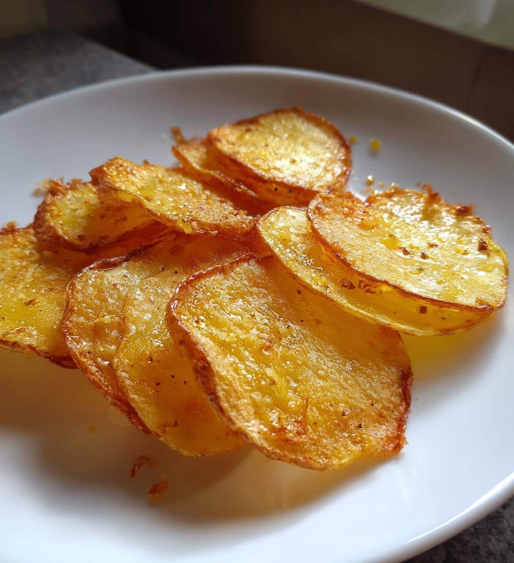Air Fryer Truffle Garlic Butter Chips - detail 1
