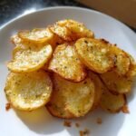Air Fryer Truffle Garlic Butter Chips