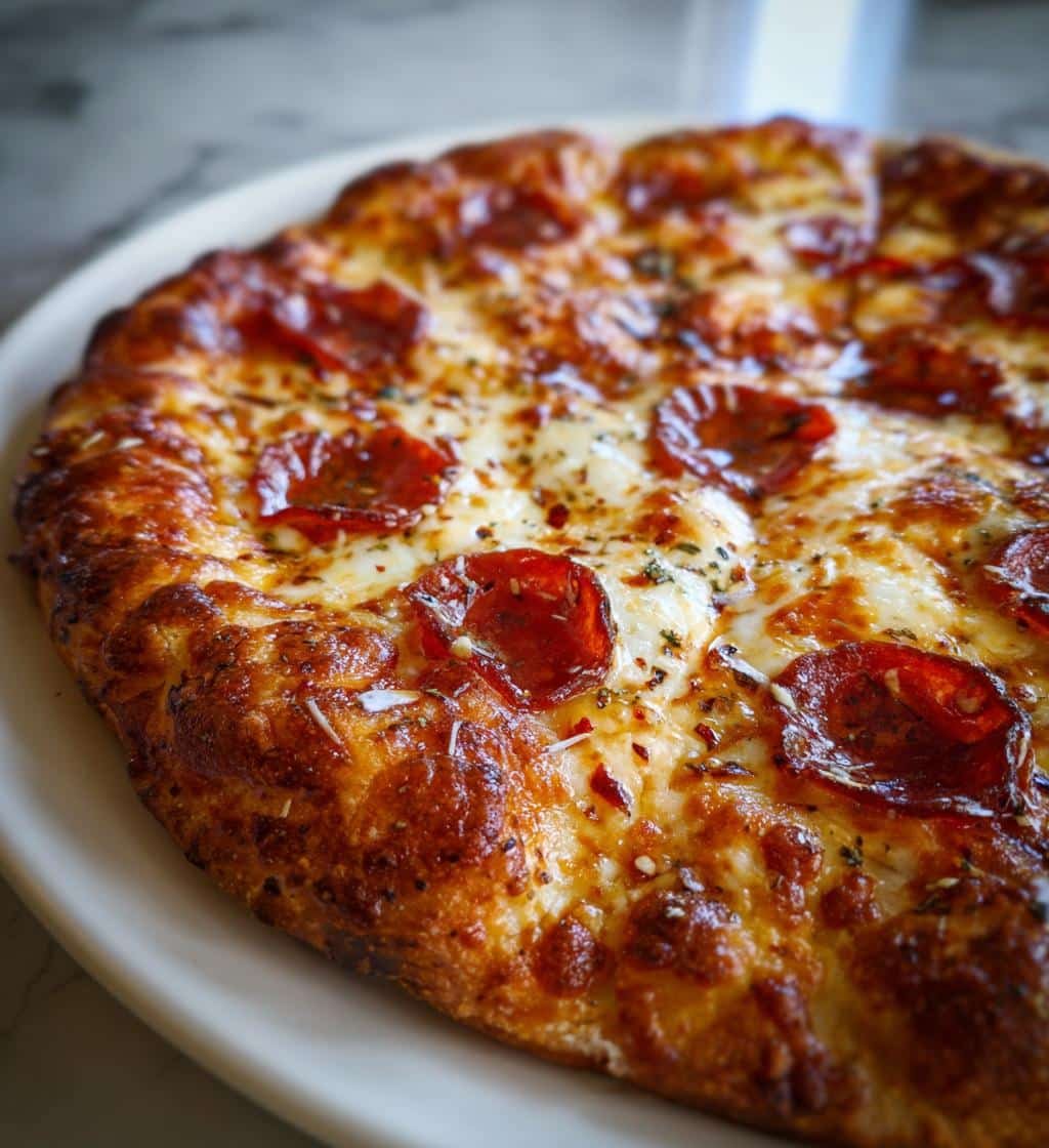 Air Fryer Truffle Honey Drizzle Pizza