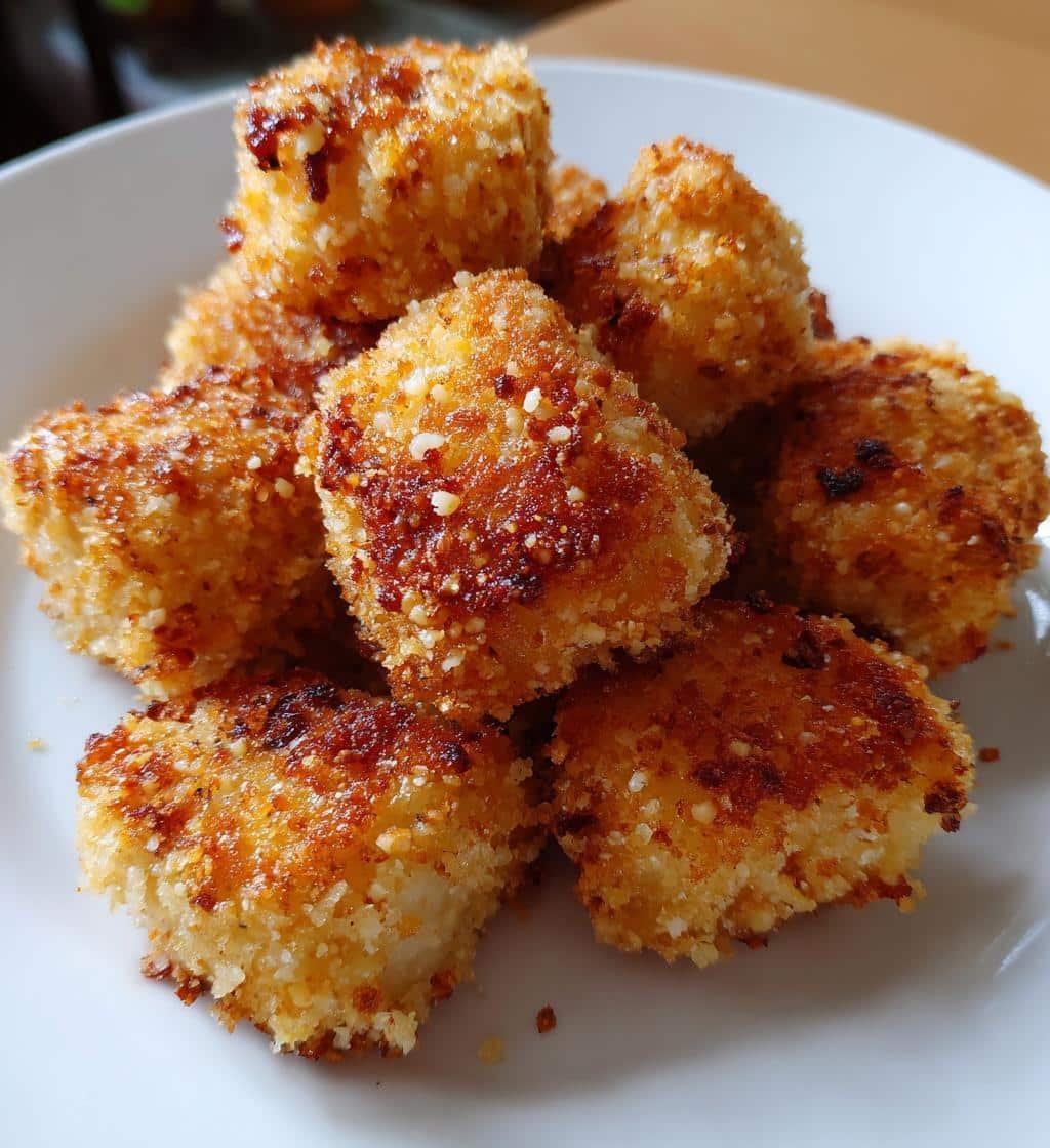 Air Fryer Truffle Mushroom Nuggets