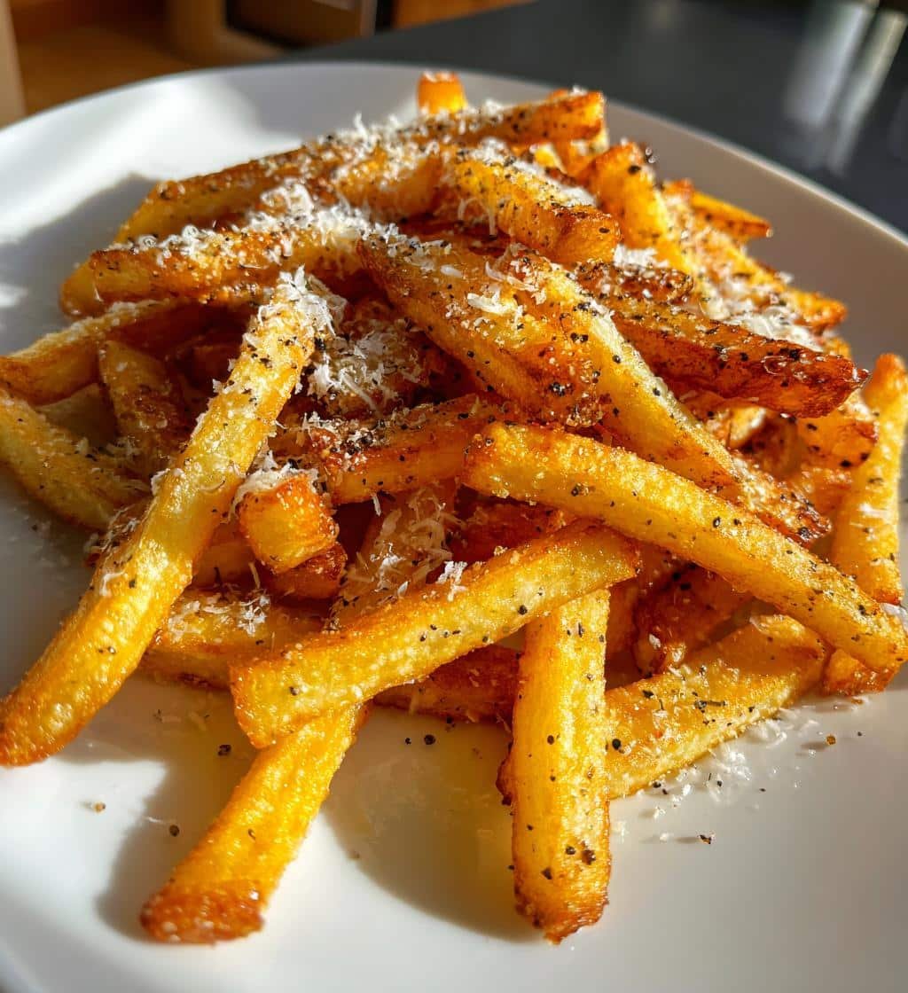 Air Fryer Truffle Oil Parmesan Fries