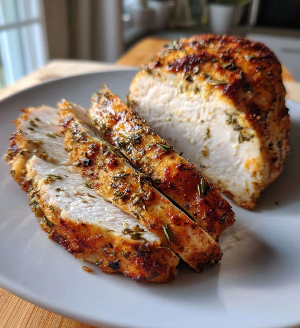 Air Fryer Turkey Breast - Herb Seasoned