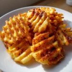 Air Fryer Waffle Fries Seasoned