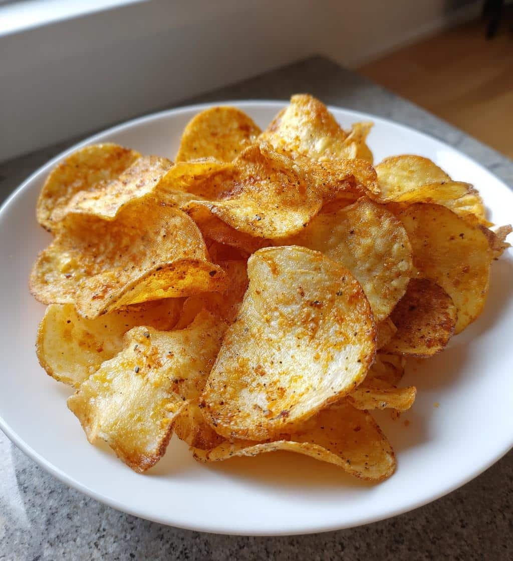 Air Fryer White Truffle Oil Chips