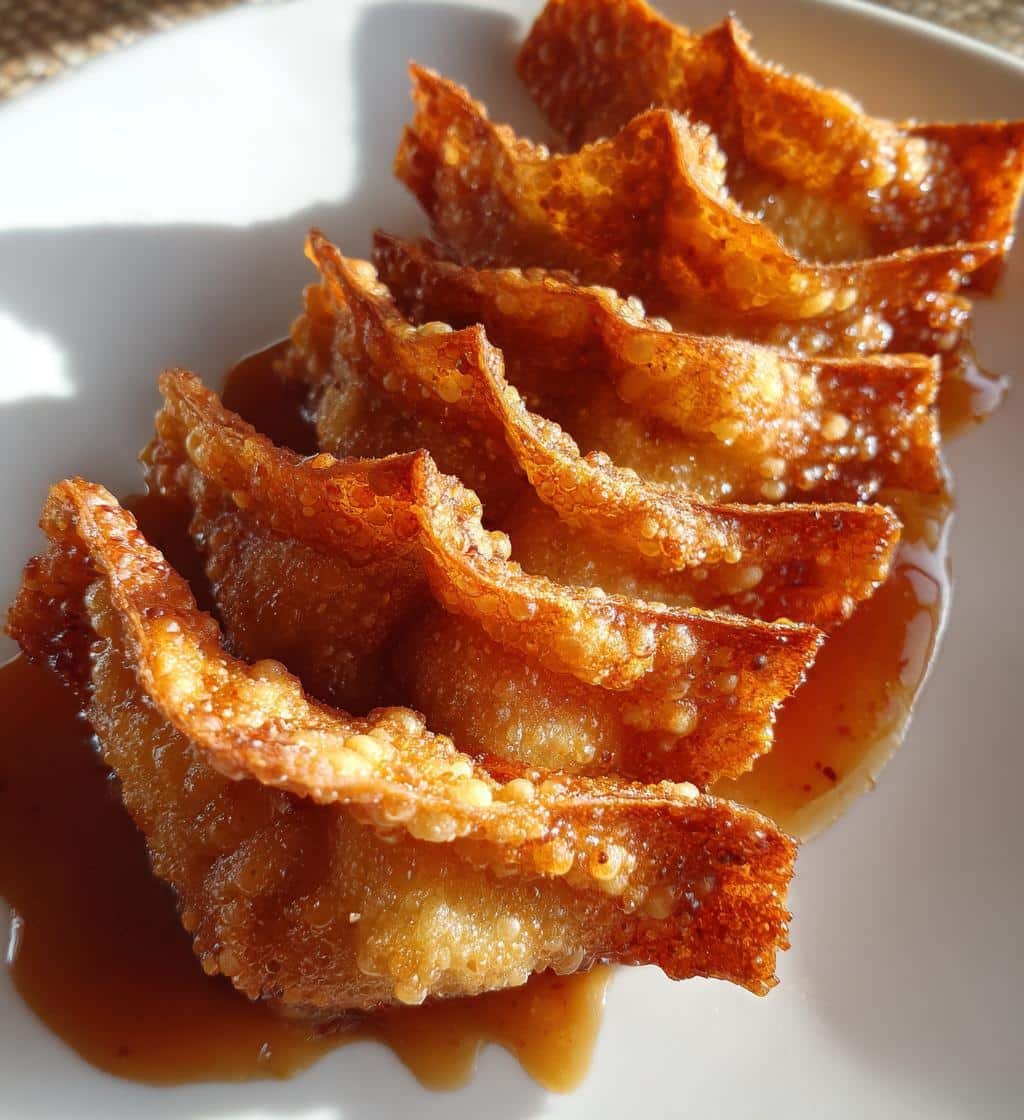 Air Fryer Wontons Sweet & Sour