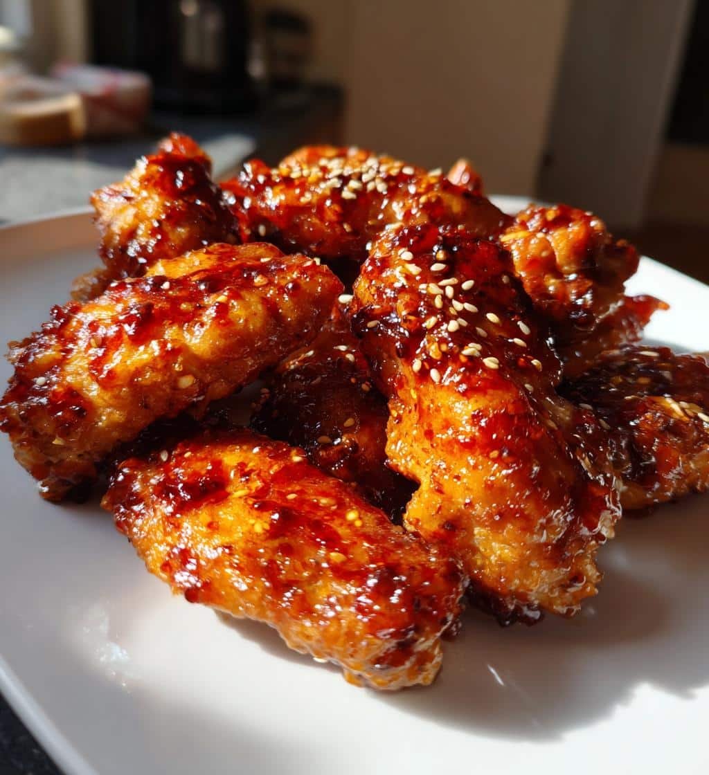 Asian BBQ Glaze Air Fryer Wings - detail 1