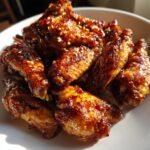 Asian BBQ Glaze Air Fryer Wings