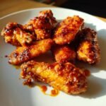 BBQ Honey Bourbon Air Fryer Wings