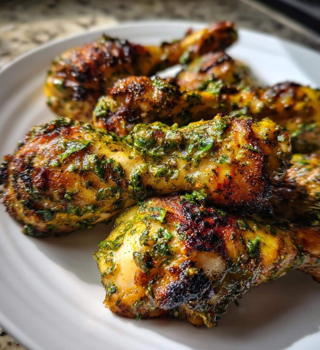 Basil Pesto Air Fryer Drumsticks