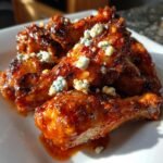 Blue Cheese Buffalo Air Fryer Drumsticks