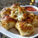 Cheesy Air Fryer Garlic Pizza Rolls