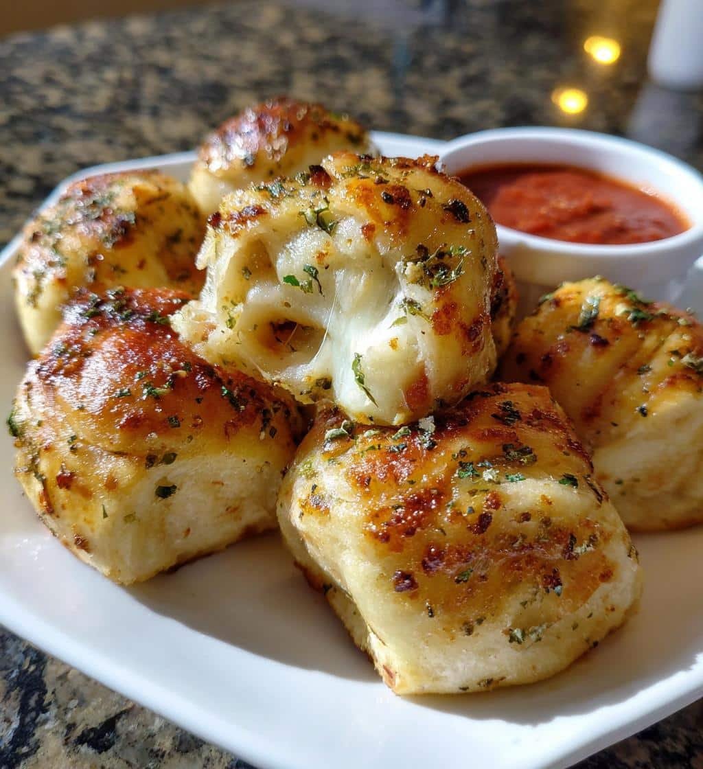 Cheesy Air Fryer Garlic Pizza Rolls