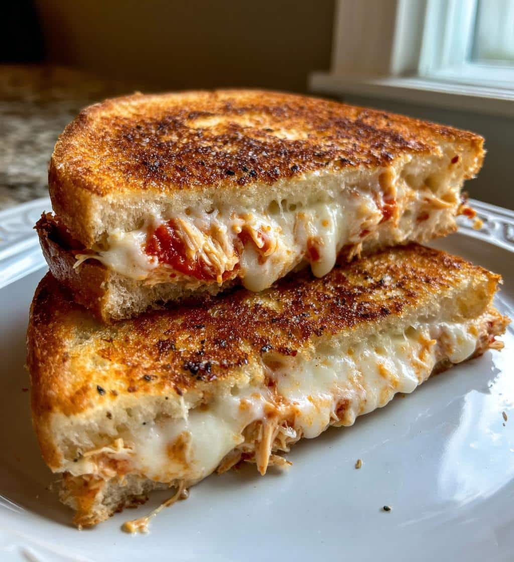 Chicken Parmesan Air Fryer Grilled Cheese - detail 1