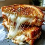Chicken Parmesan Air Fryer Grilled Cheese
