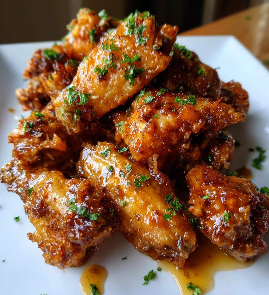 Creole Garlic Butter Wings (Air Fryer)